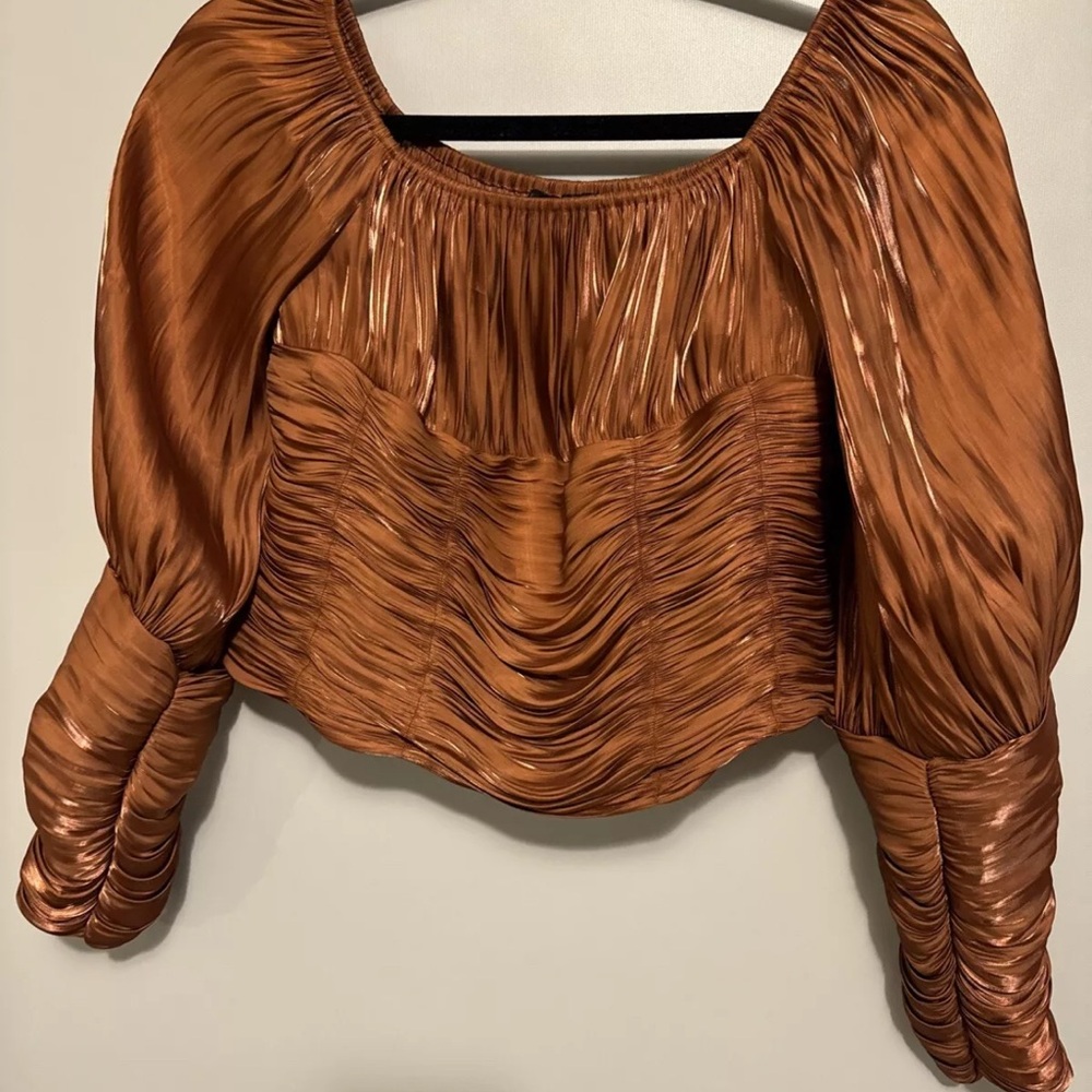 Elegant Copper Women's Top